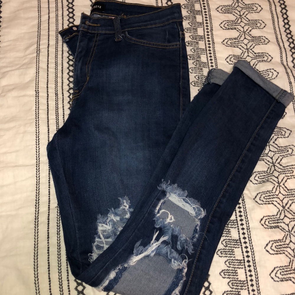 Fashion Nova beach bum jeans